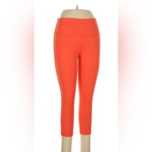 Zella Vibrant Orange Active Leggings. Small. Like New!